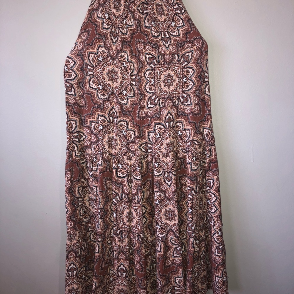 Halter top flowy dress